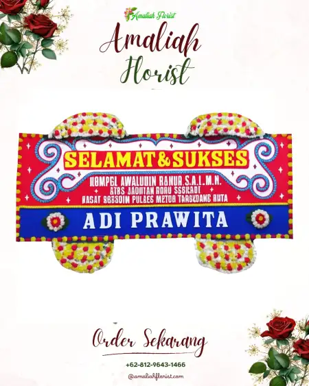 Papan Bunga Ucapan Selamat Candisari